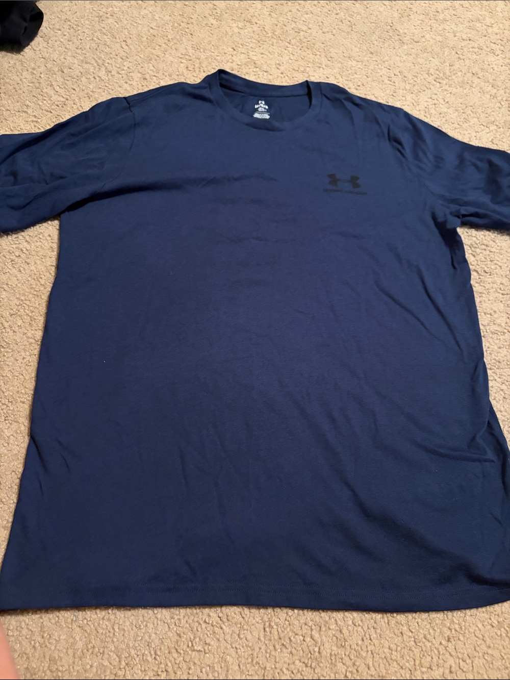 Under Armour Navy Short Sleeve Crew Neck Tee